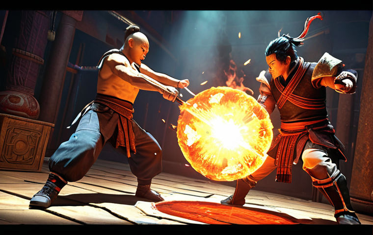 **Prompt 1:** "Eternal Return: A dynamic, high-action scene featuring the character XiuKai unleashing his revamped 'Wok It Up!' ability, depicted with amplified, glowing visual effects that impact surrounding opponents. The composition should convey intense, strategic combat and the exciting new tactical possibilities from character reworks, highlighting a fresh, powerful pulse in the game. Vibrant colors, close-up on the action."