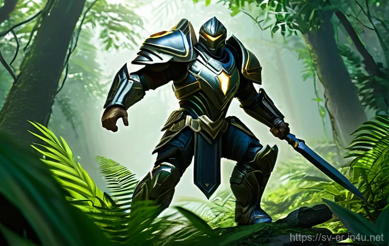 이터널리턴 인기 보조 무기 분석 - **Prompt:** A young, determined female character, perhaps a skilled strategist, stands in a futurist...