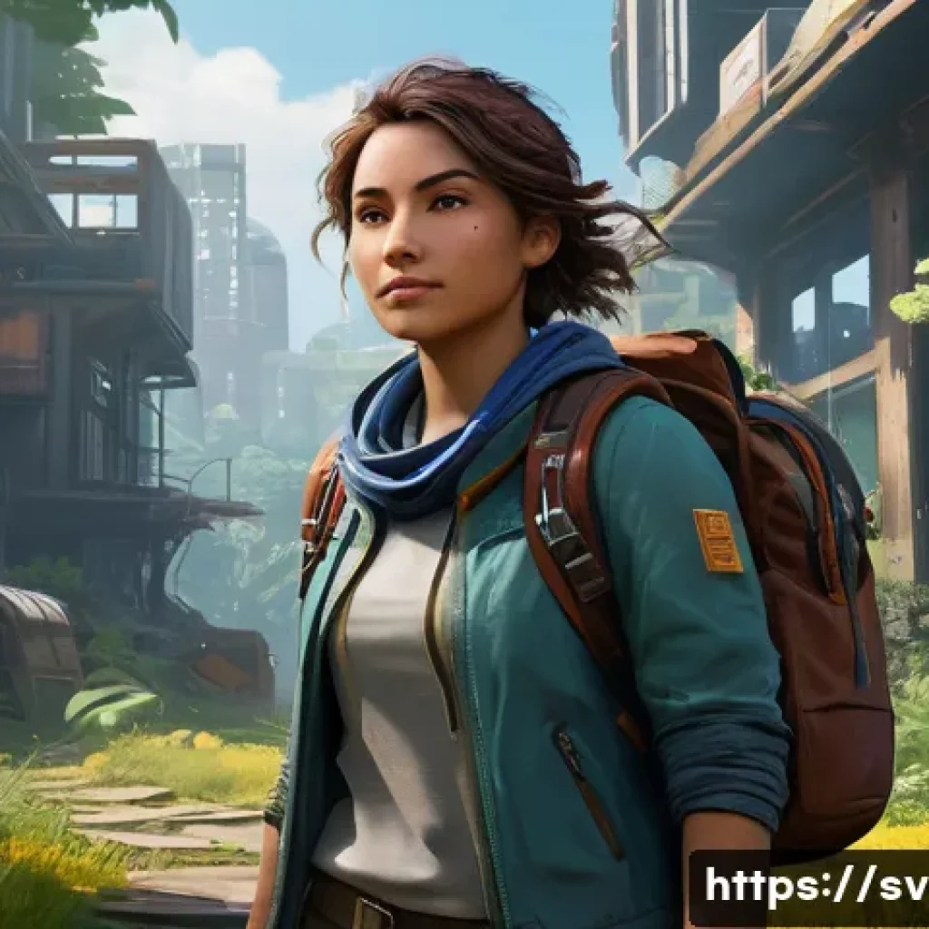 이터널리턴 초보자 자주 묻는 질문 - **Prompt for a New Player's Journey:**
    A solo female adventurer, depicted as a new player, stand...