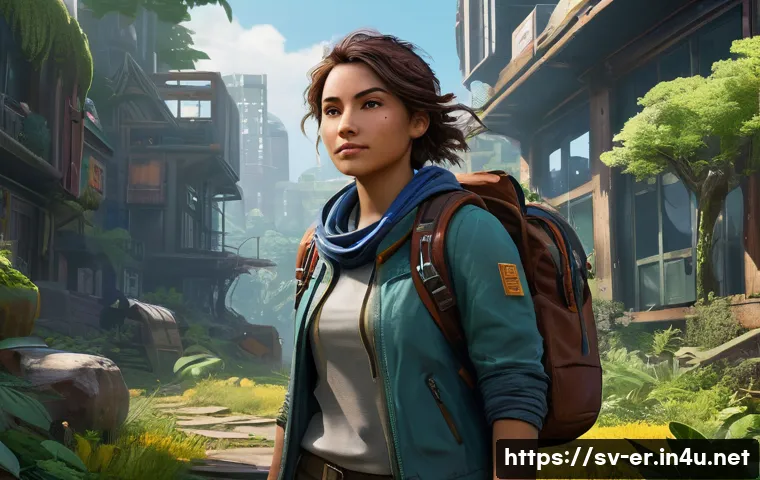 이터널리턴 초보자 자주 묻는 질문 - **Prompt for a New Player's Journey:**
    A solo female adventurer, depicted as a new player, stand...