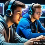 이터널리턴 클랜 시스템 활용 - A vibrant and dynamic scene of a diverse gaming clan team engaged in an intense strategy session ins...