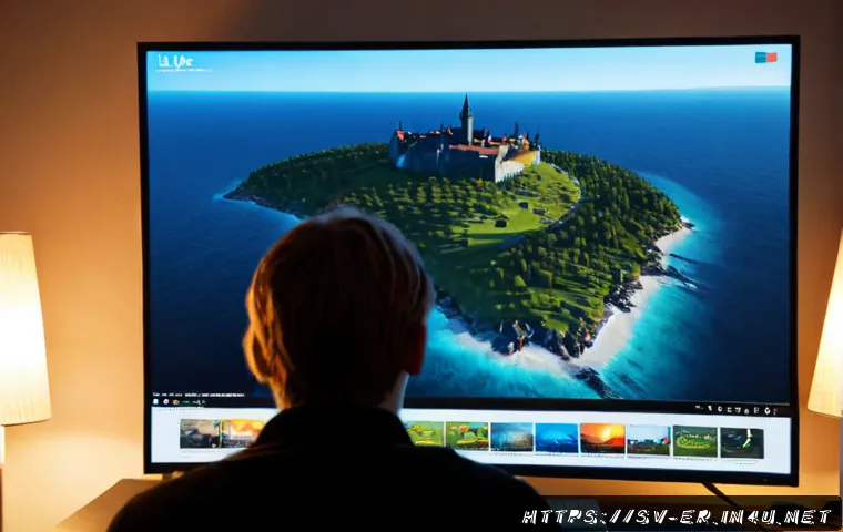 Home 17 이터널리턴 신규 스토리라인 공개 - Photorealistic cinematic scene of a Swedish gamer in a cozy Stockholm apartment at dusk, seated at a...
